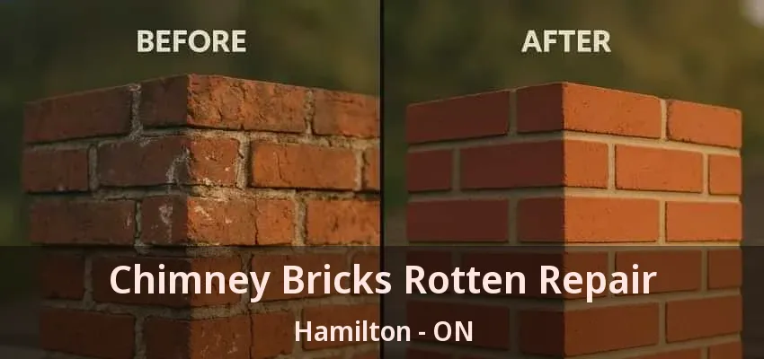 Chimney Bricks Rotten Repair Hamilton - ON