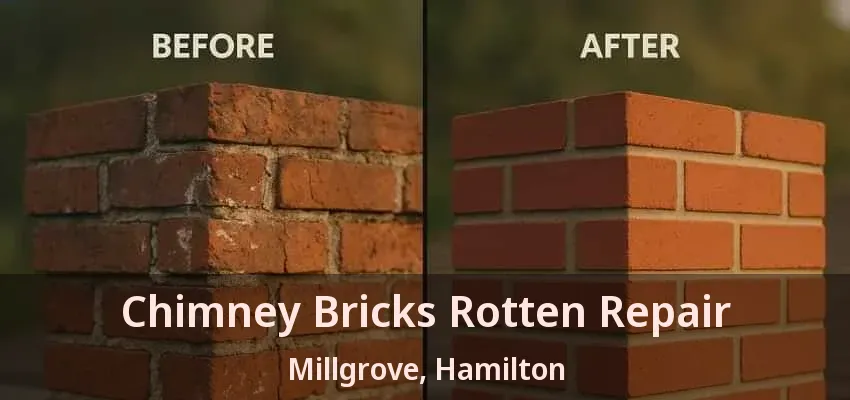 Chimney Bricks Rotten Repair Millgrove, Hamilton - ON Chimney Bricks Rotten Repair Millgrove, Hamilton - ON
