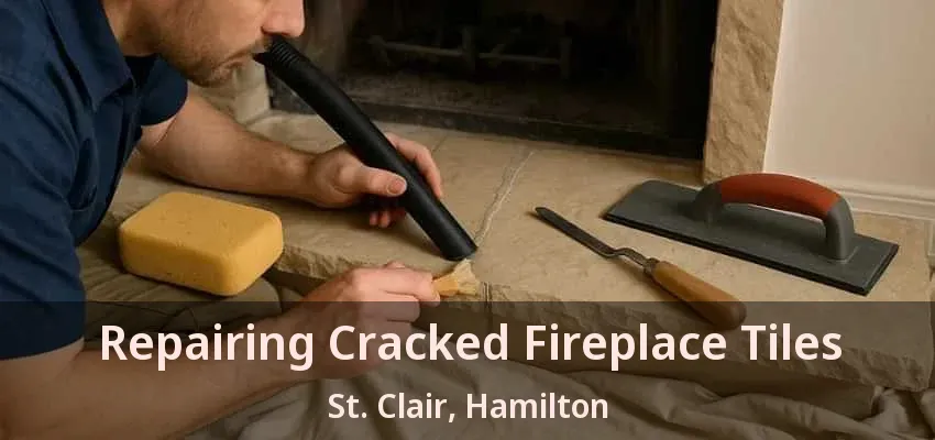 Repairing Cracked Fireplace Tiles St. Clair, Hamilton - ON Repairing Cracked Fireplace Tiles St. Clair, Hamilton - ON